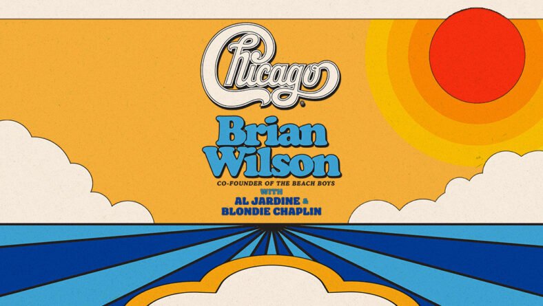 Chicago and Brian Wilson with Al Jardine and Blondie Chaplin